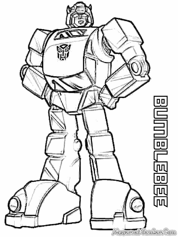 Mewarnai Gambar Robot