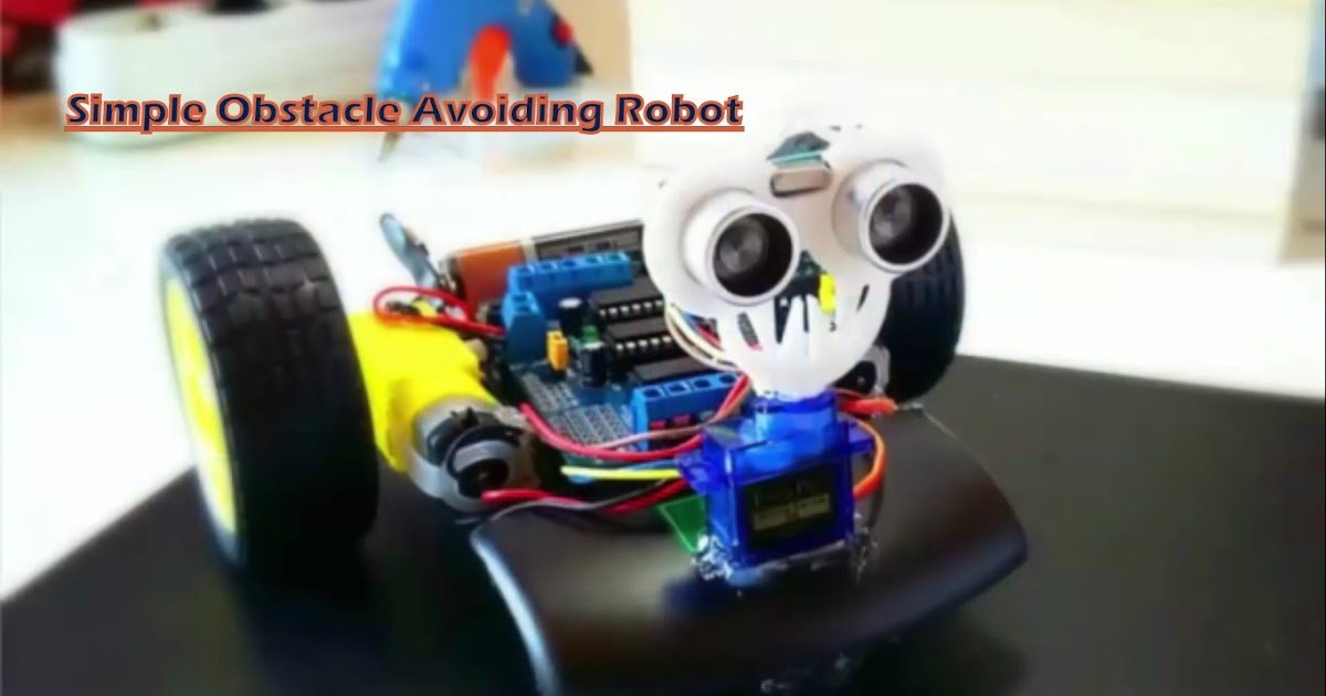 mert arduino obstacle avoiding robot