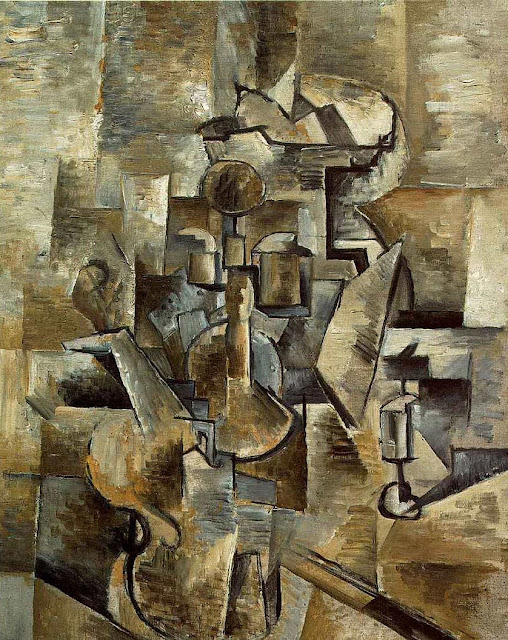 Cubism: Ten Most Famous paintings/Violin and Candlestick Cubism: Ten Most Famous paintings/Violin and Candlestick