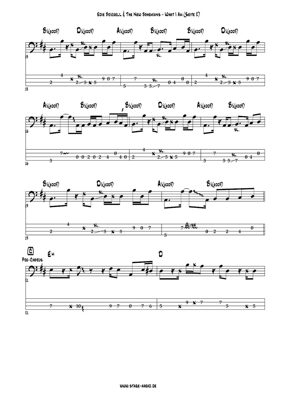 Basscination Special Request What I Am (Edie Brickell & The New