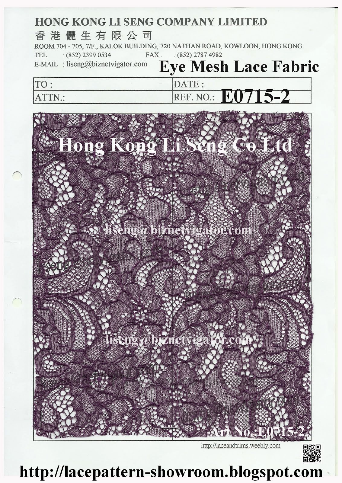 Introduce the Good Lace Trims, Lace Fabric Factory Wholesaler Supplier - Hong Kong Li Seng Co Ltd