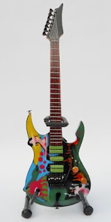 Miniature Guitar John Petrucci Paint Picasso