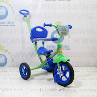 green tongkat sandaran bmx tricycle