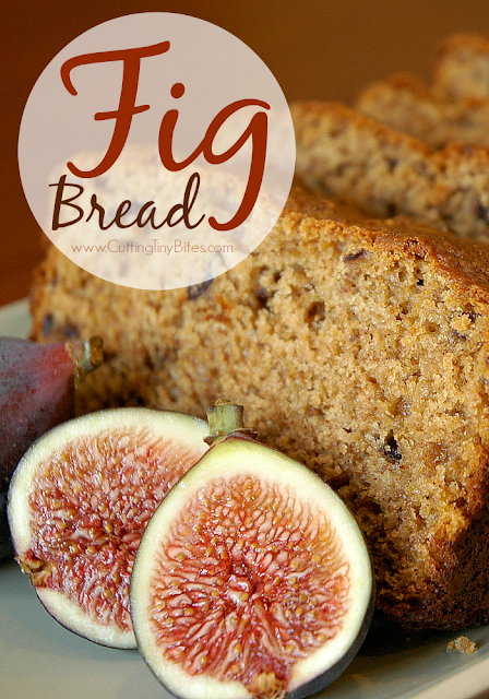 Fresh Fig Bread. Delicious and healthy quick bread recipe.