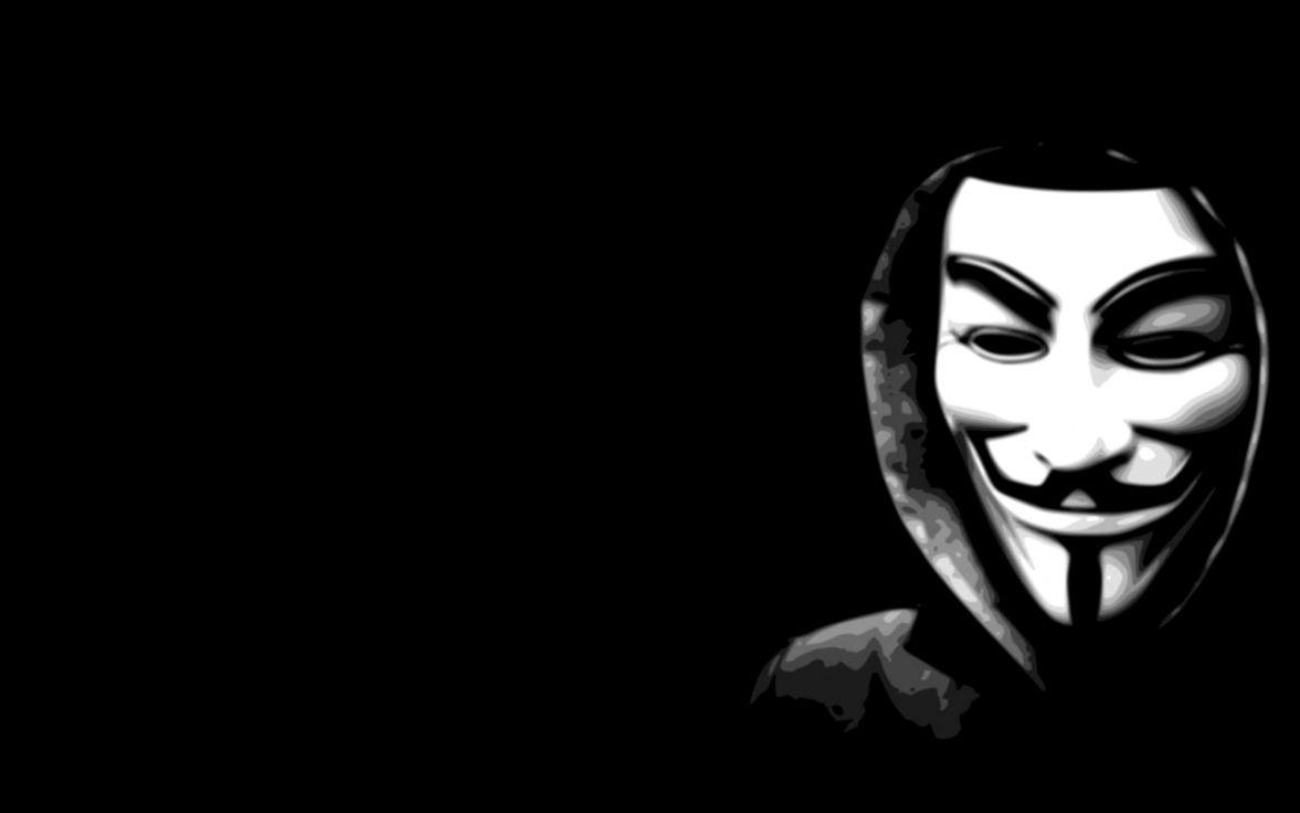 Black Anonymous Mask Wallpaper All HD Wallpapers