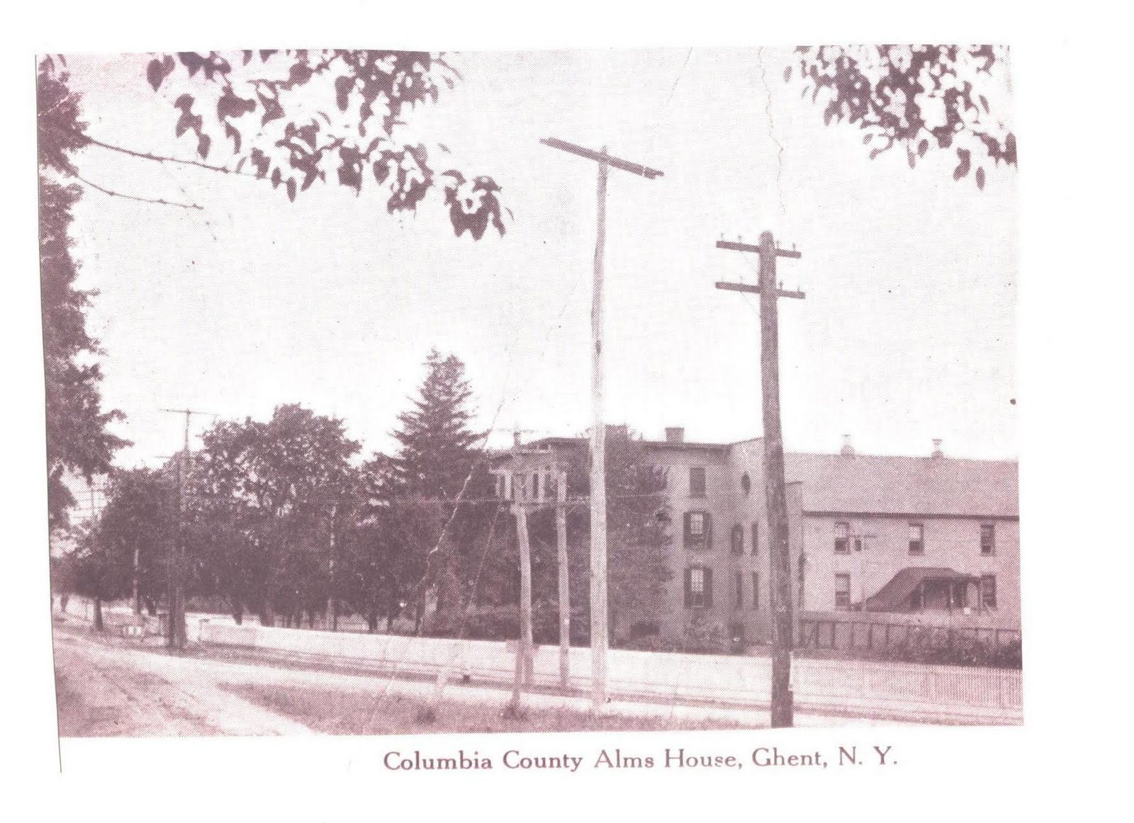 Old Pictures of Columbia County NY Columbia County Alms House, Ghent NY