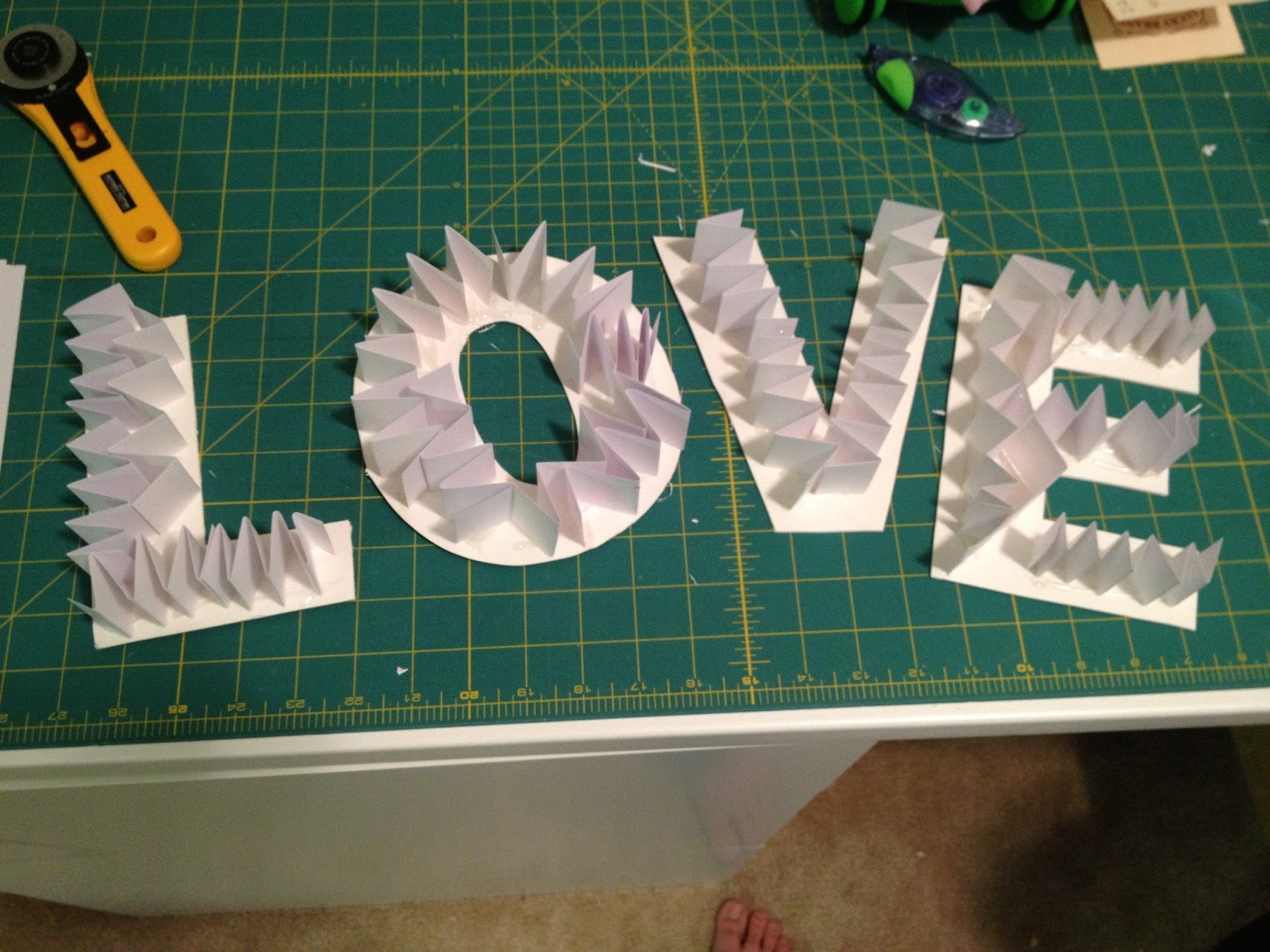 created blissfully: Architectural Letters Tutorial