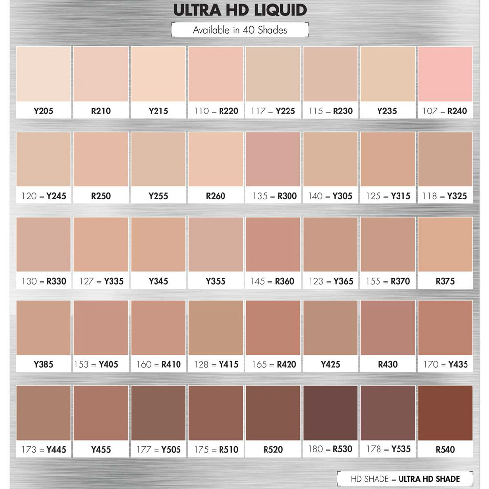 Make up for ever ultra hd liquid foundation