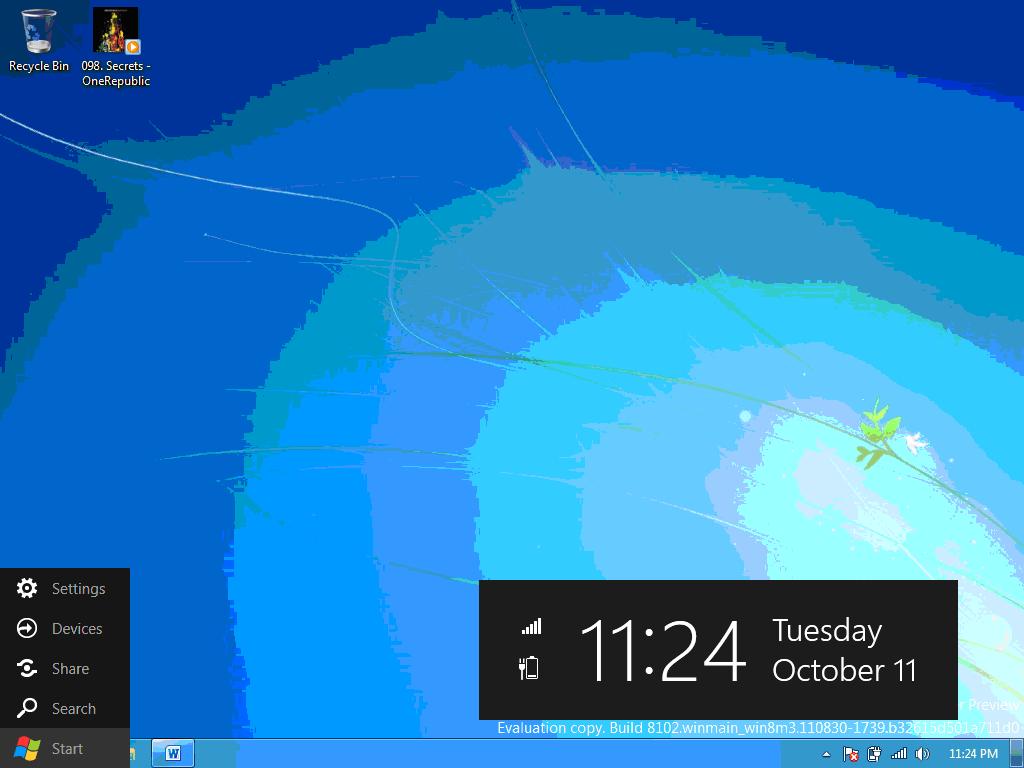 My Tech Sharing Windows 8 Client Switching to Desktop Mode