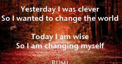 **Daryl Devoré's Blog**: Yesterday I was clever - inspirational thought