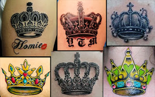 Fotos de tatuagens de coroa pequenas