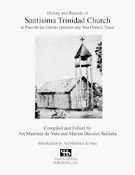 History and Records of Santisima Trinidad Church at Paso de las Garzas, Texas