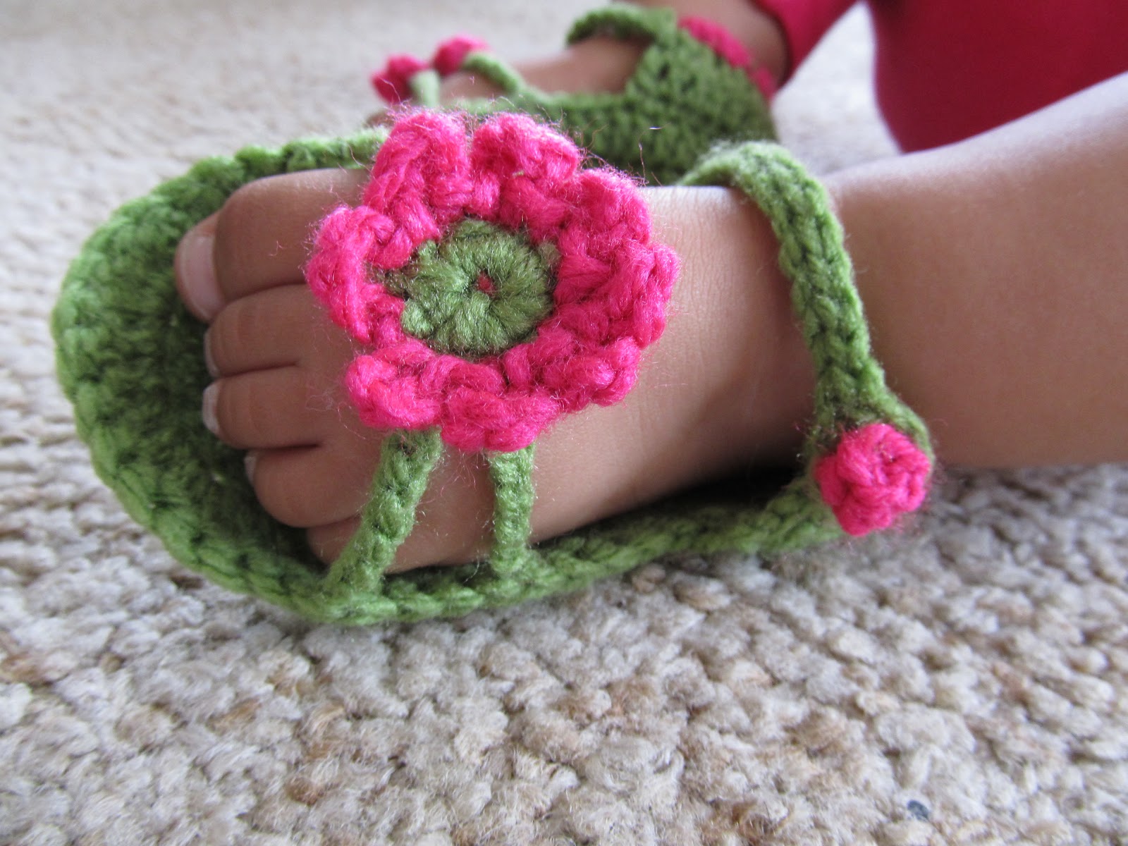 Chocolate Vanilla and Caramel Baby girl crochet sandals