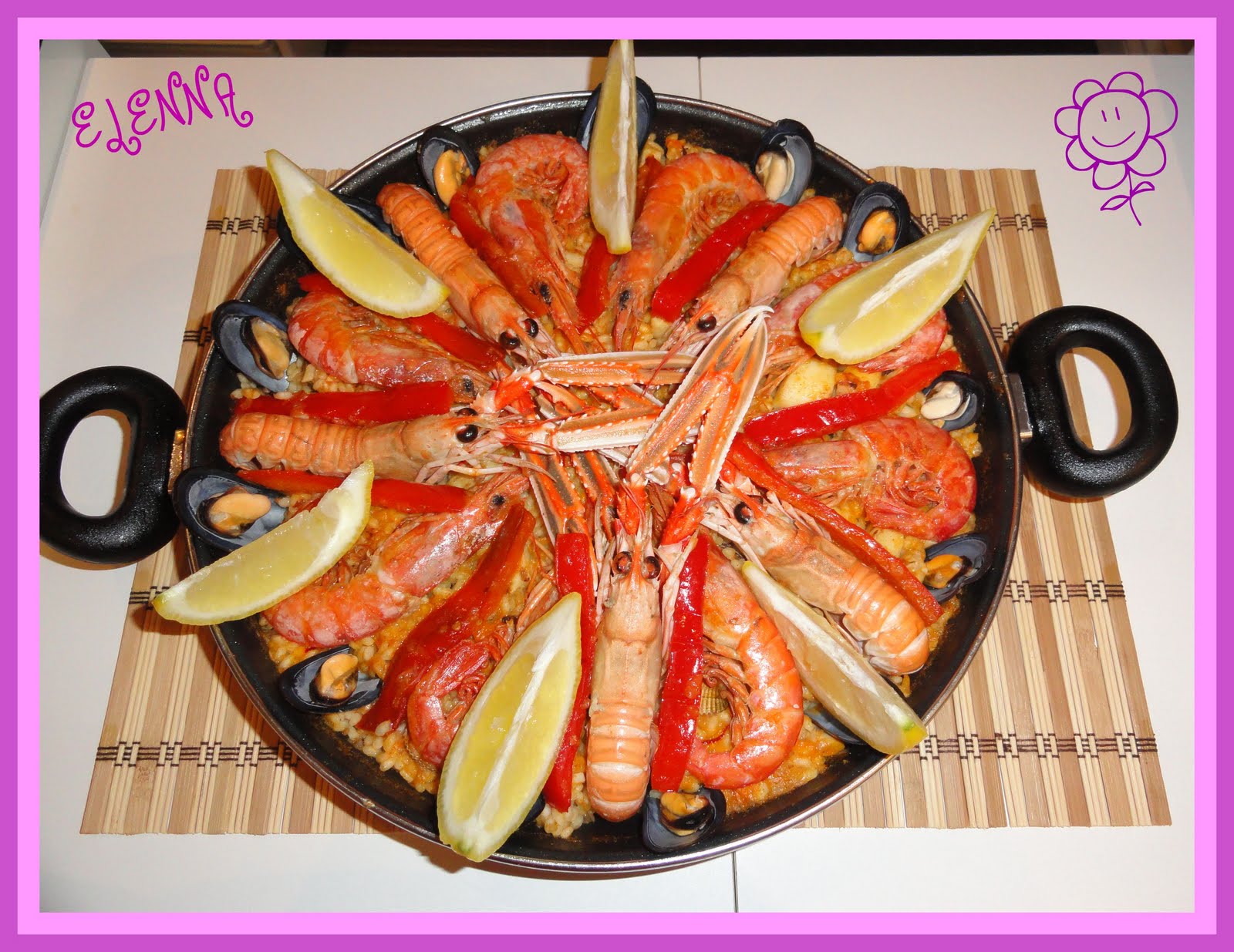 MI MADRE " la mejor cocinera del mundo " PAELLA DE MARISCO