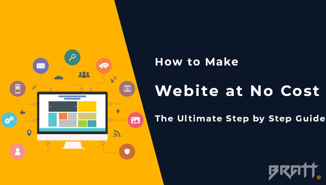 How To Make A Website At No Cost : Step By Step Tutorial 2018