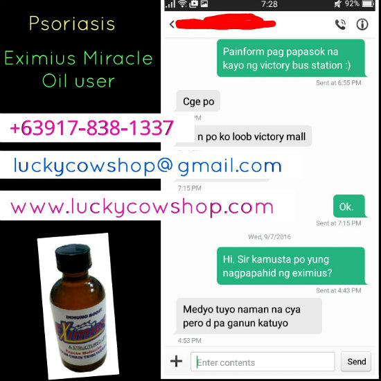 Eximius Miracle Oil Psoriasis