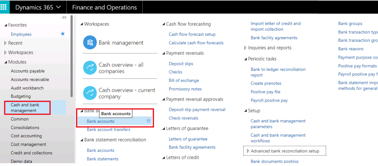 How to create bank account in Dynamics 22? - Dynamics 22 Finance
