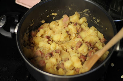 laces and ladles: Sausage and Potatoes