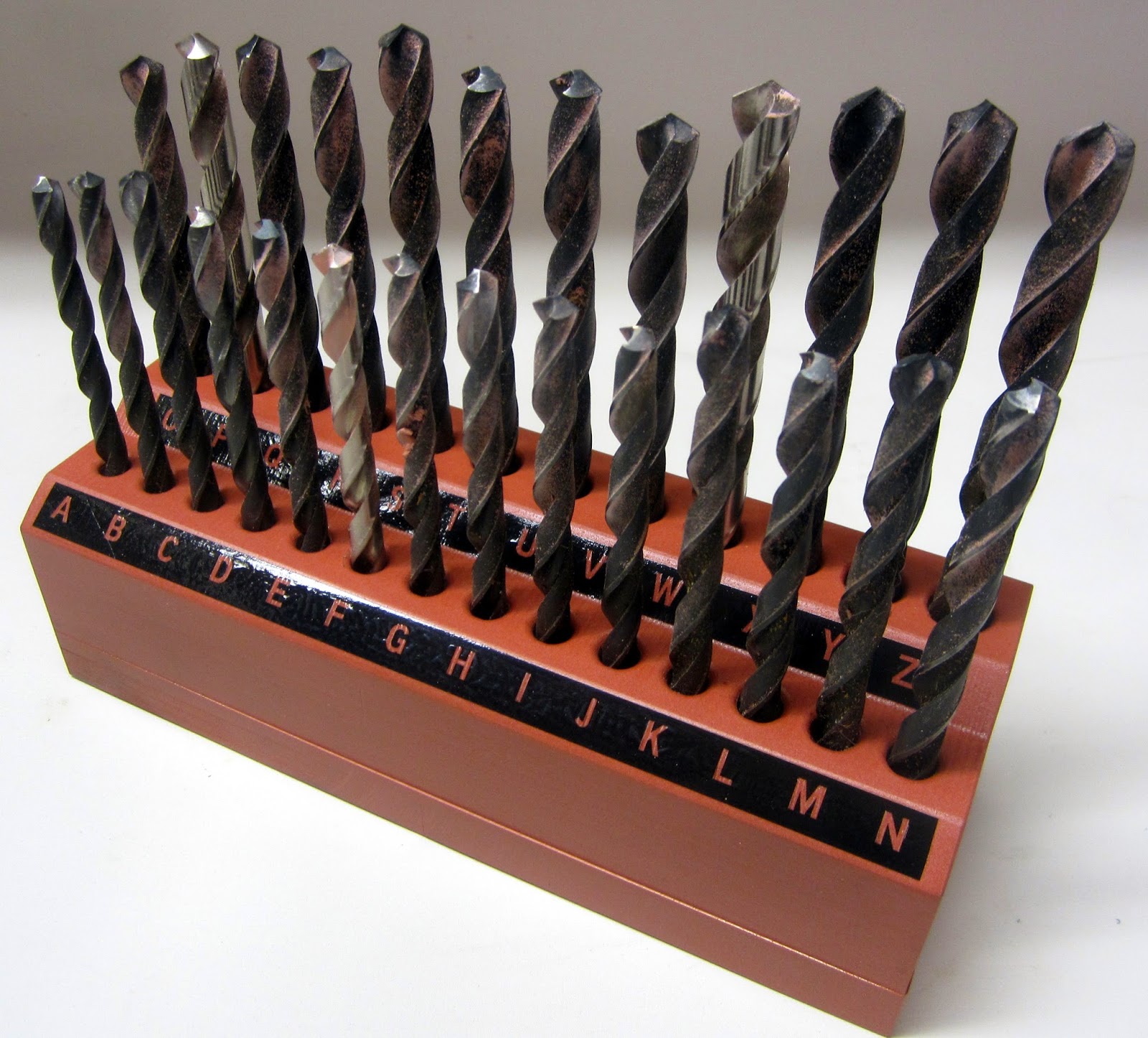 MI Shop Tools Inventions Vintage Drill Bit Holders