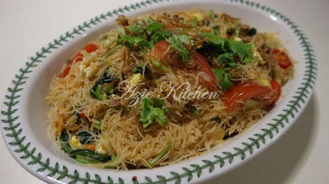 Mee Hoon Goreng Cili Kering Yang Sedap. 