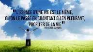Citation Pour Profiter De La Vie