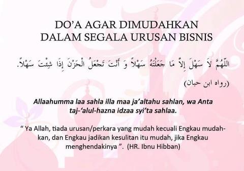 Kembara Doa: Doa Dipermudahkan Segala Urusan