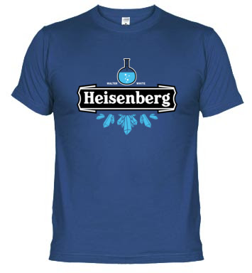 camiseta de Heisenberg como el logo de Heineken. Breaking Bad.