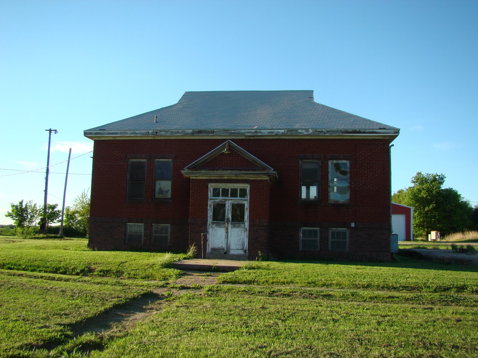 Kansas One Room Schoolhouses Big Springs One Room Schoolhouse located