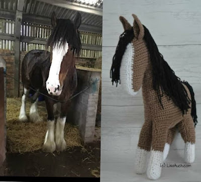 crochet horse pattern free