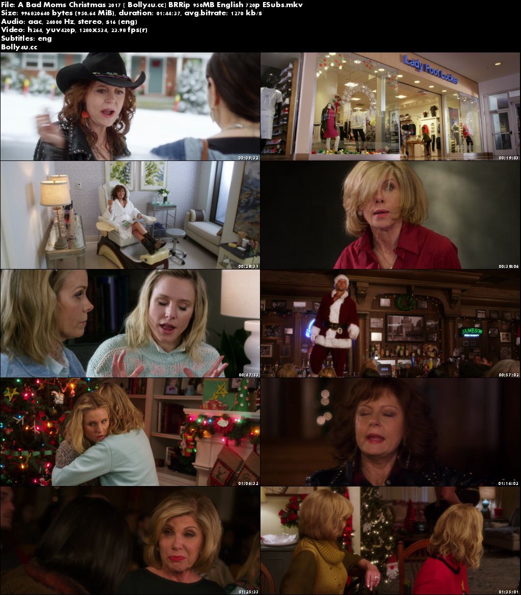 A Bad Moms Christmas 2017 BRRip 300MB English 480p ESubs Download