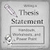 Thesis writing worksheets for middle school - A good thesis statement about gender inequality Time4Writing’s free