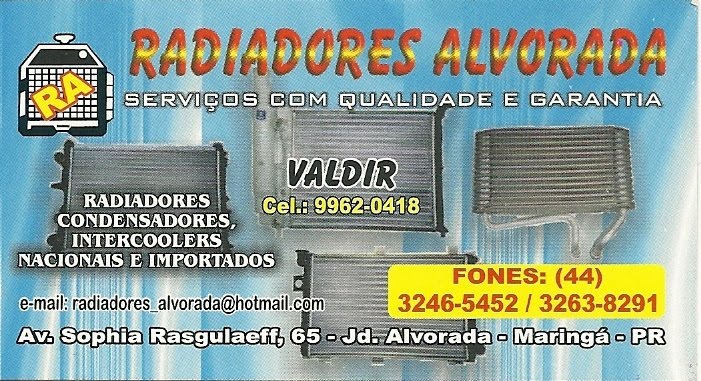 RADIADORES ALVORADA