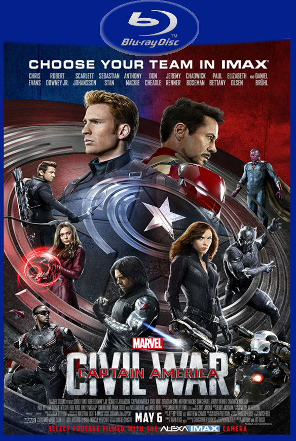 Capitão América: Guerra Civil (2016) BluRay UltraHD 1080p Torrent Dual Áudio 5.1