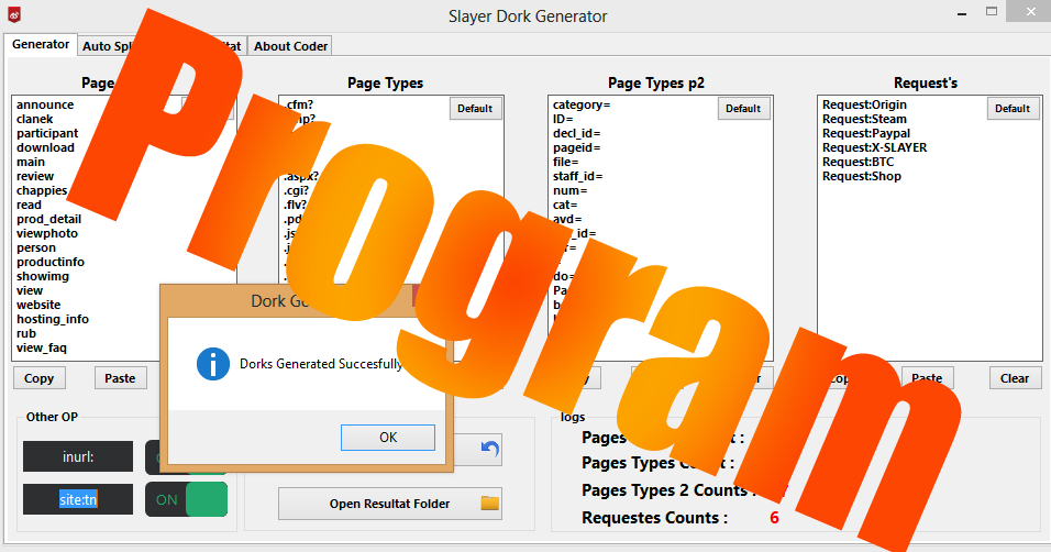 ProgramDork Generator XSLAYER