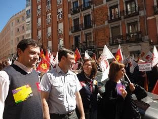 Manifestación IU en Madrid, 20 de marzo de 2011
