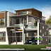 Modern flat roof contemporary house 2400 sq-ft