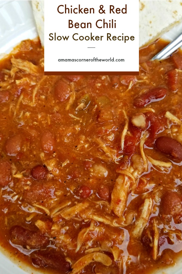 Slow Cooker Chicken & Red Bean Chili Recipe