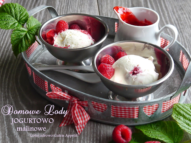 Domowe lody jogurtowo-malinowe  - Czytaj więcej »