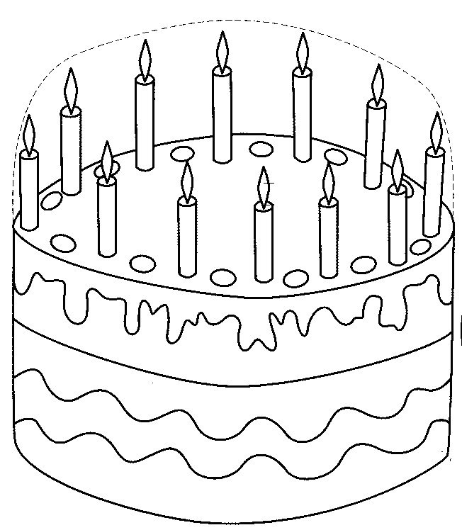 results for desenho de bolo de aniversário para colorir e imprimir