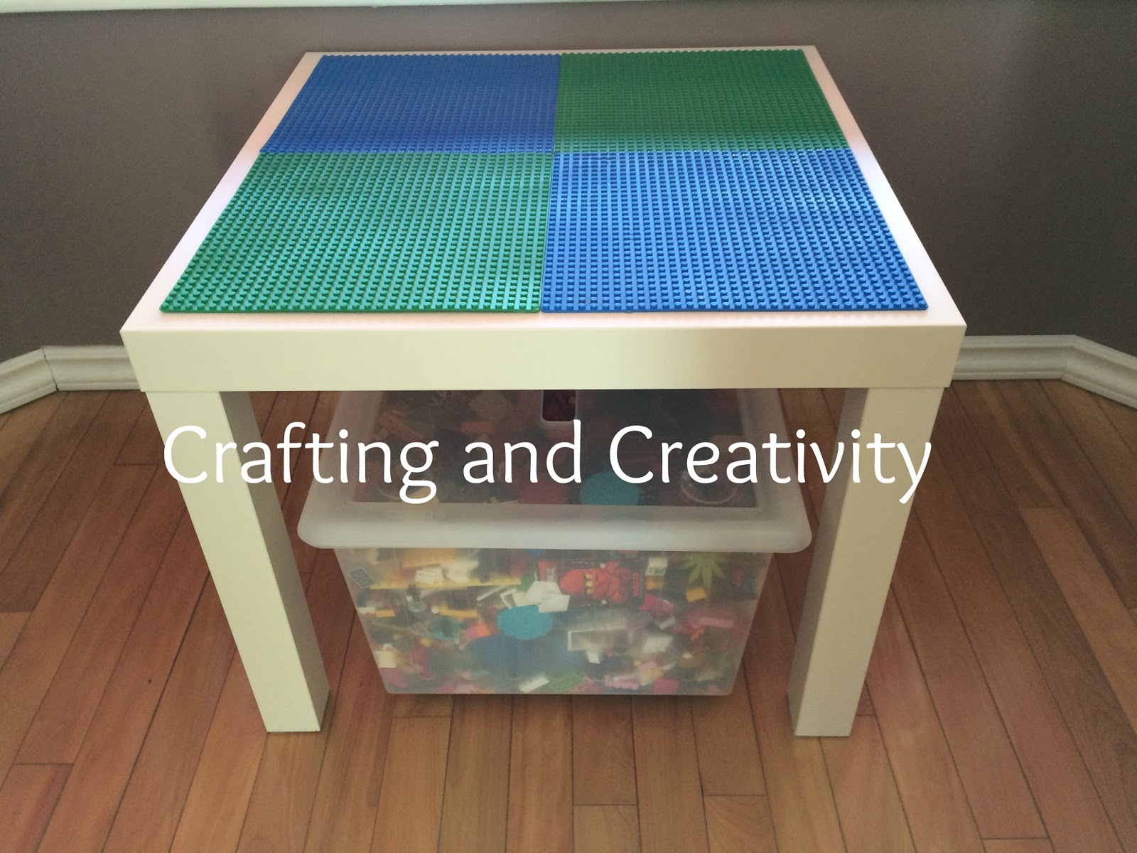 Crafting and Creativity DIY Lego Table
