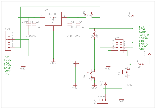 Mohan's Blog: ESP8266 breakout board