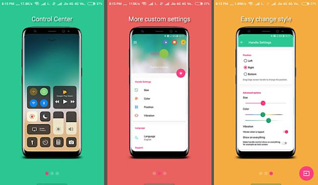 How to get it IOS 11 control center in android | TechReloaded