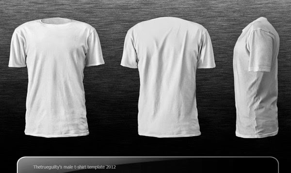 Download T-Shirt Mockup Terbaru Gratis - MALE T-SHIRT TEMPLATE BY THETRUEGUILTY
