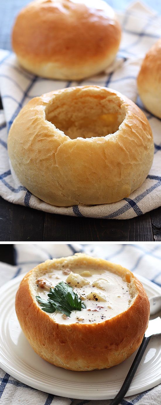 Pinterest Recipes Homemade Bread Bowls