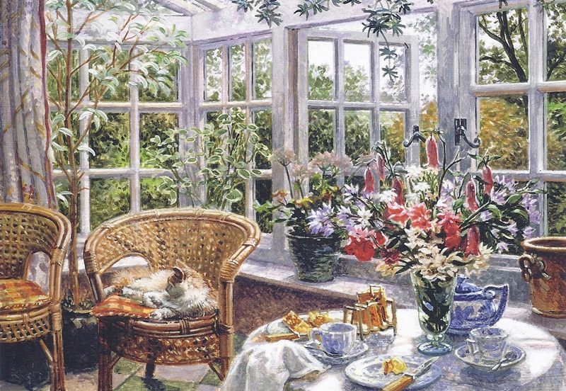 Stephen Darbishire 1940 | British Interiors and Landscape painter Stephen Darbishire 1940 | British Interiors and Landscape painter