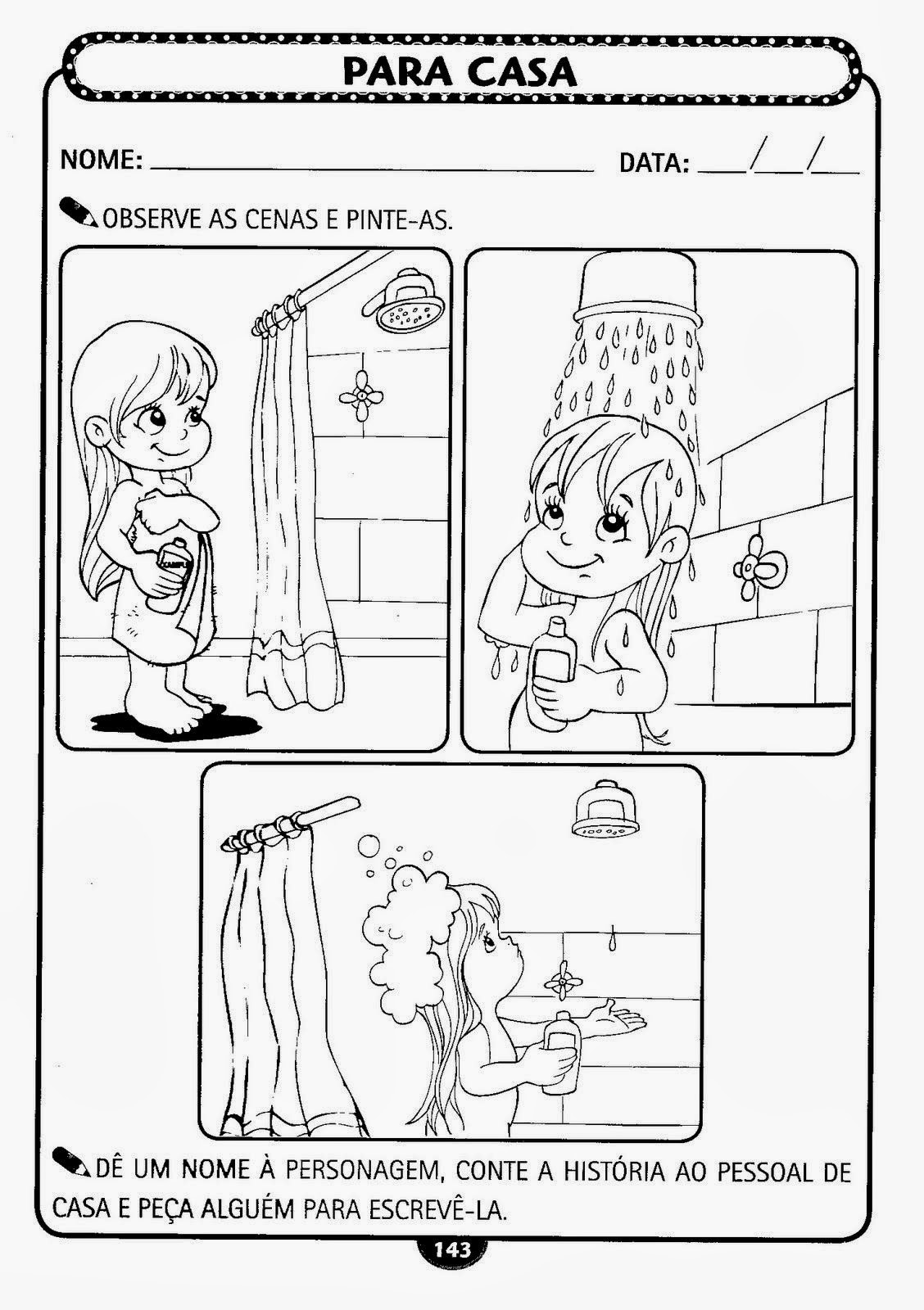 Educar X: Atividades sobre higiene para educação infantil