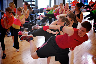 BBC%2B2011%2BKarin%2BBodycombat%2Bkick - Jag på Blogger Bootcamp