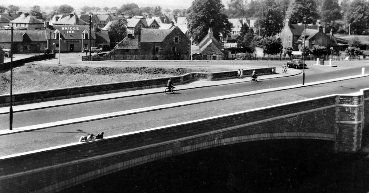Tour Scotland Old Photograph New Bridge Bridge Of Allan Scotland