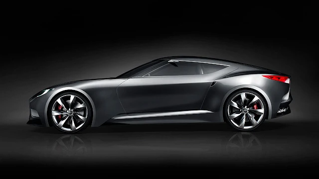 Hyundai luxury sports coupe concept HND-9 side