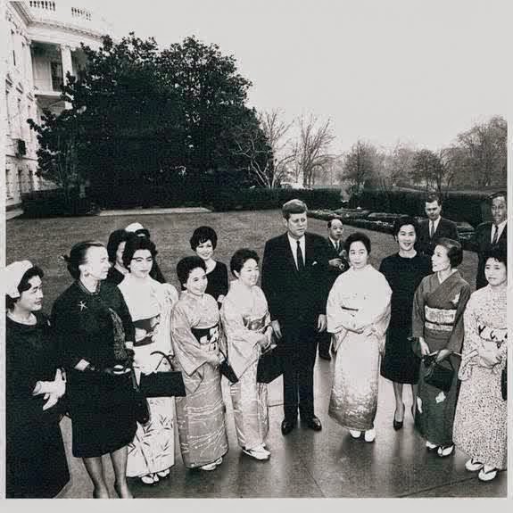 SA Abraham Bolden (far right) with JFK